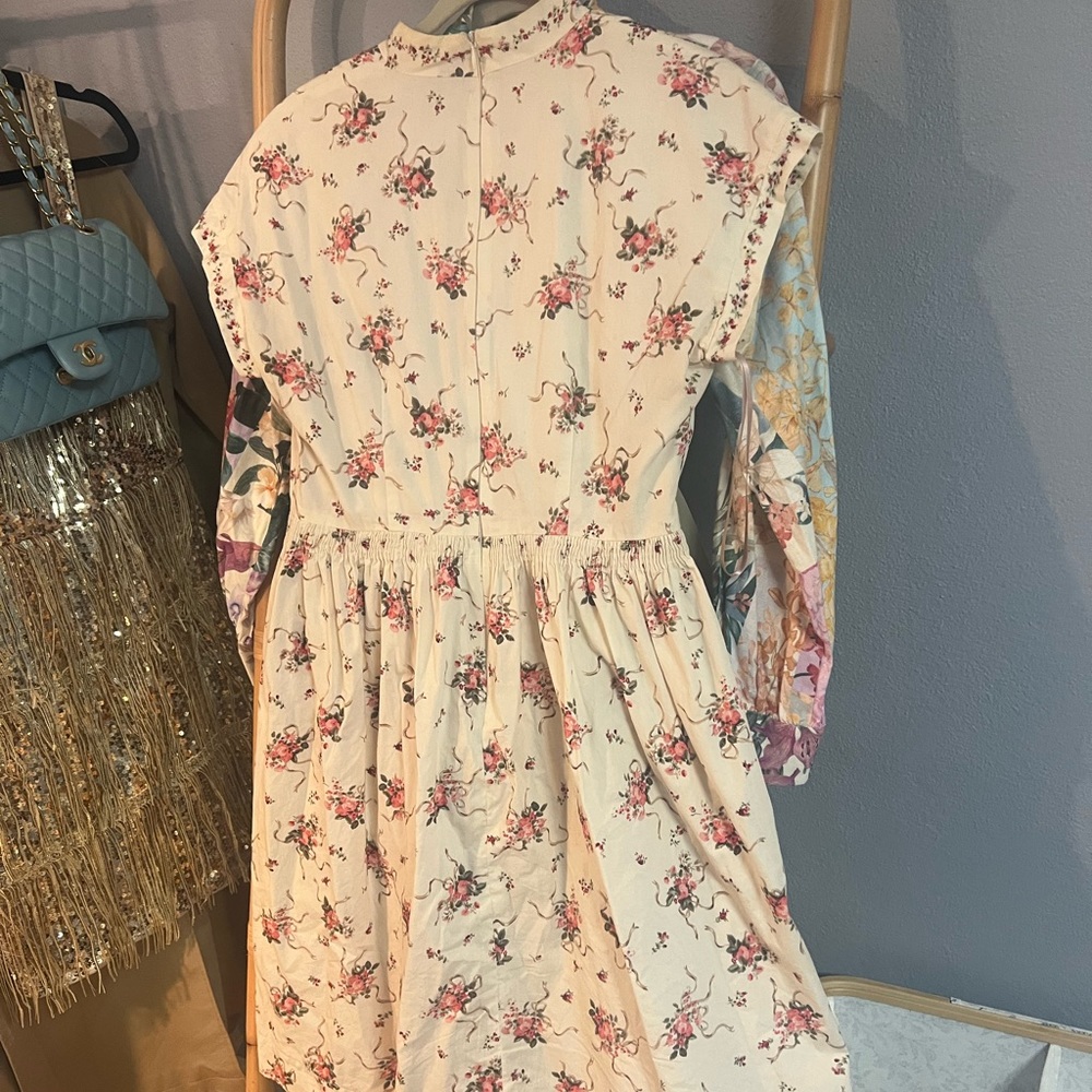 Gal Meets Glam Cream Cecily Dress, Size 8 - Picture 2 of 3